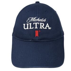 Michelob Ultra Slideback Hat Blue One Size Adjustable Embroidered